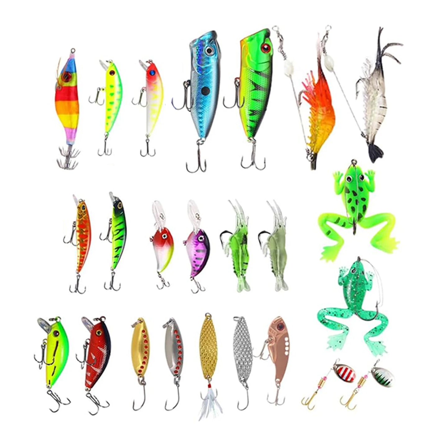 Fishing Advent Calendar 24 Days Fishing Lures Set